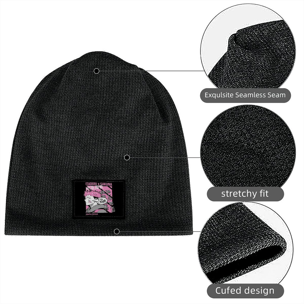 Waffle Knit Pullover Hat ANIME