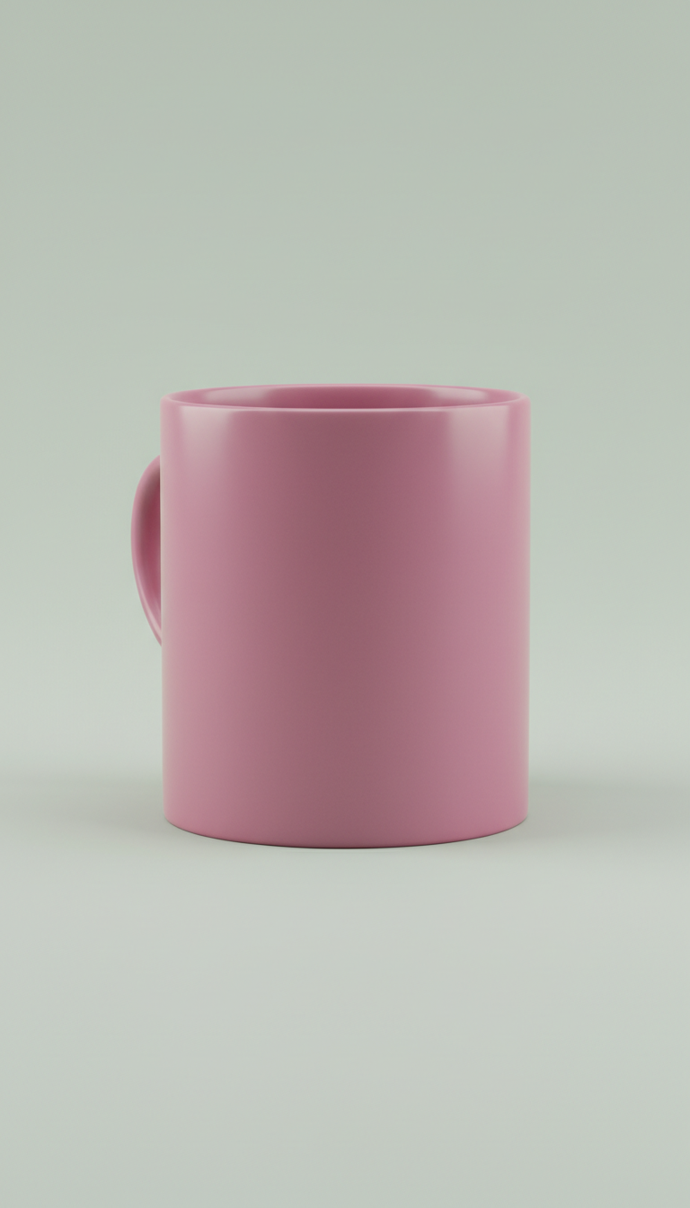 Berry Pink Ceramic Mug