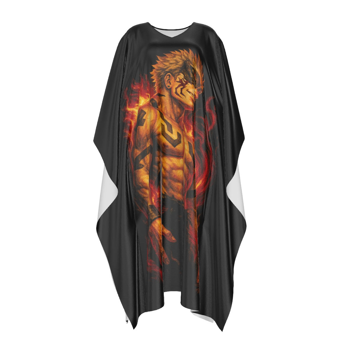 Amina Women's Imitation Silk V-neck MO MO - Standout