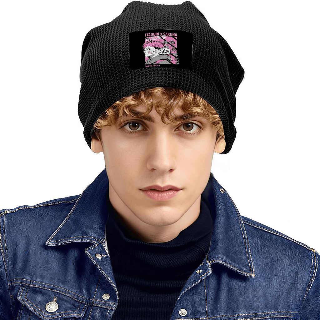 Waffle Knit Pullover Hat ANIME