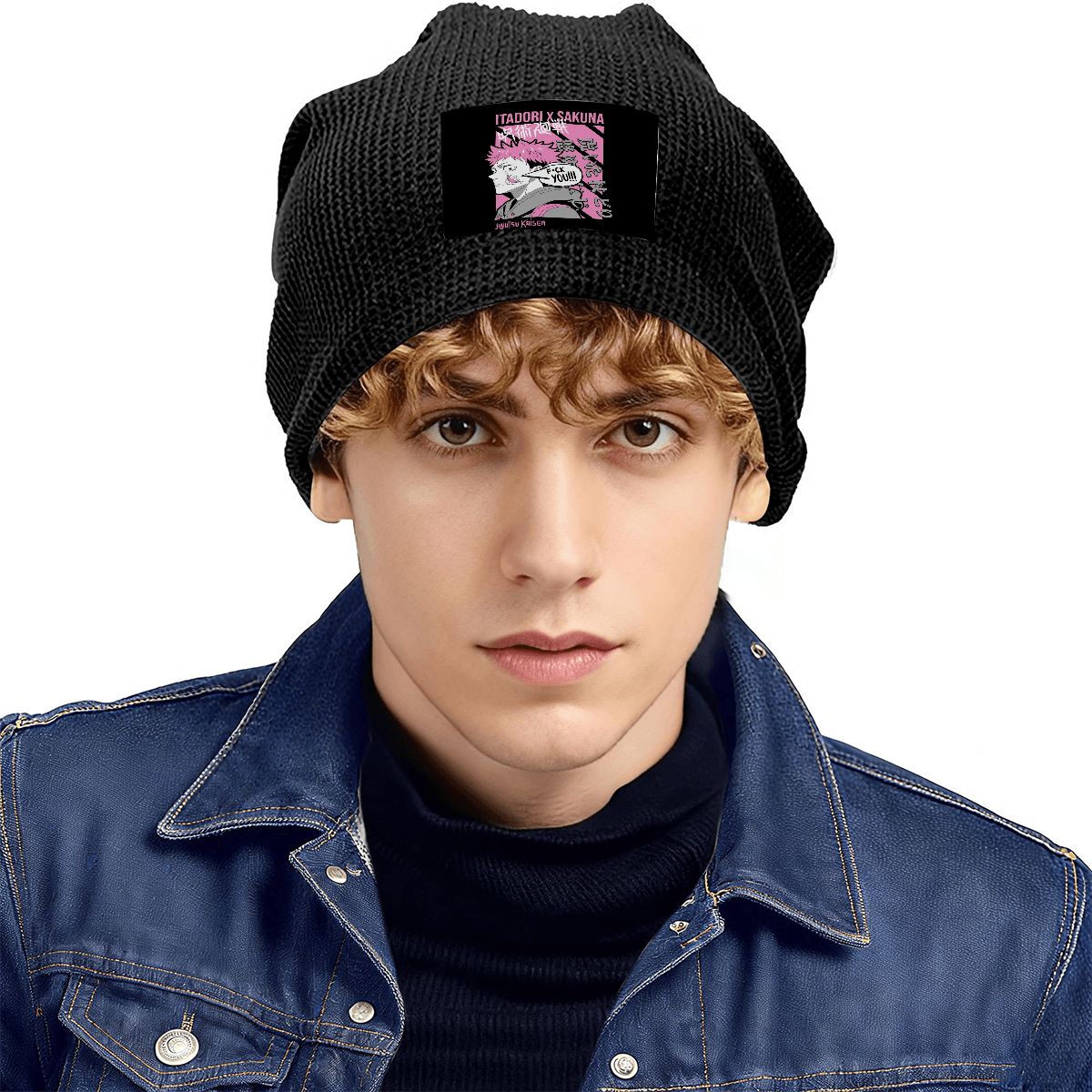 Waffle Knit Pullover Hat ANIME
