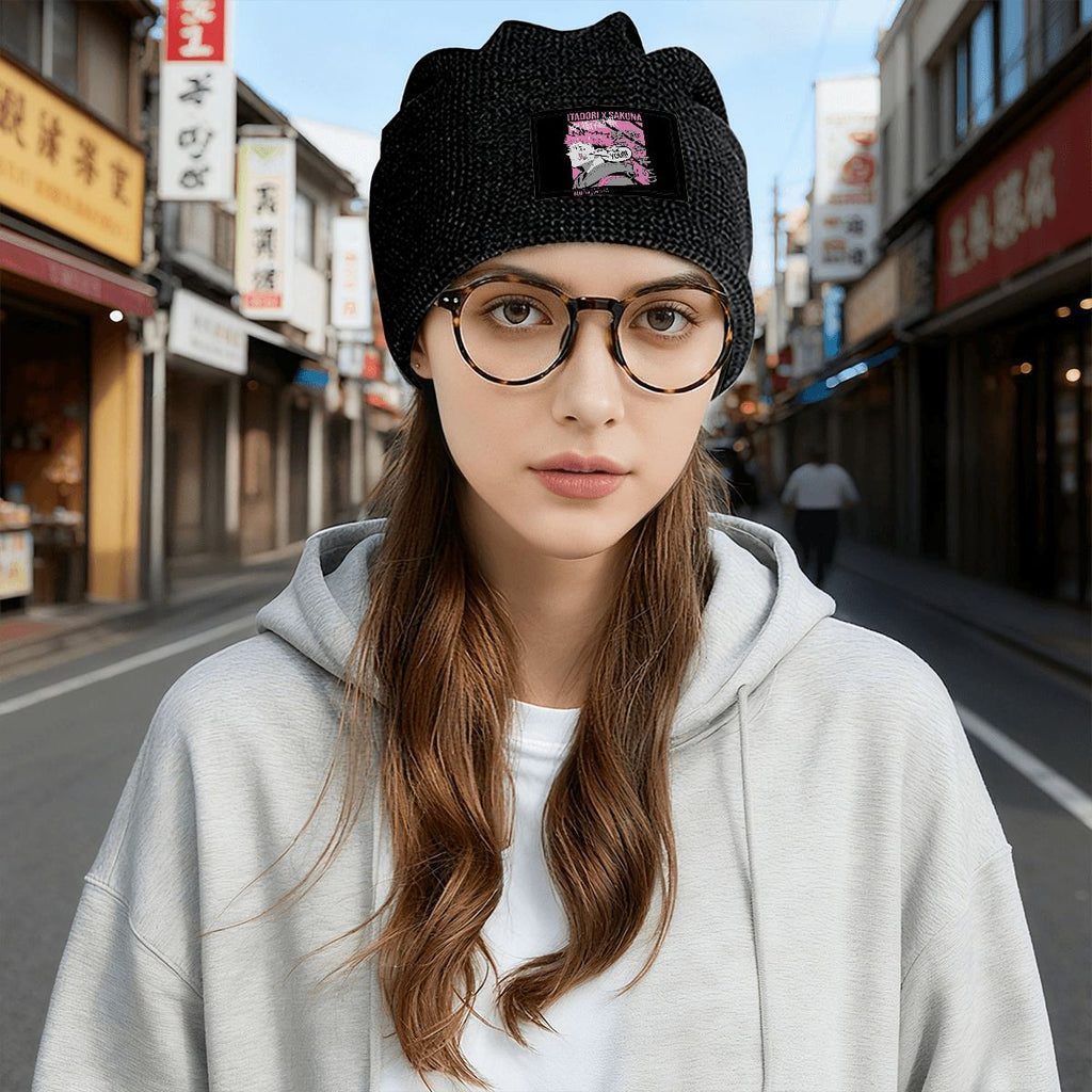 Waffle Knit Pullover Hat ANIME