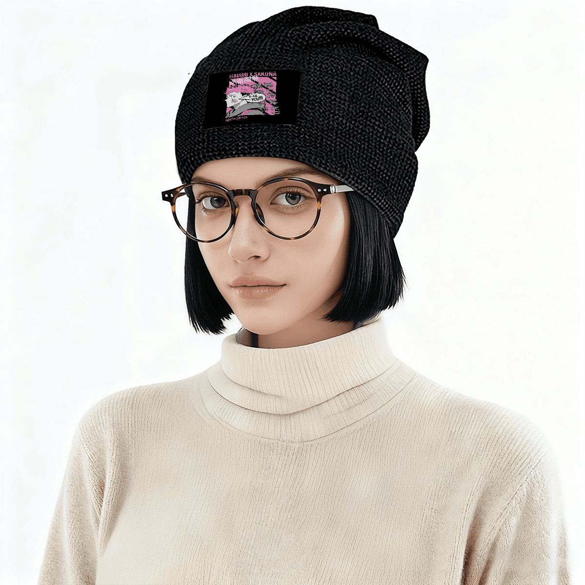 Waffle Knit Pullover Hat ANIME