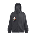 Demon slayers Men’s Trendy Fleece Zip-Up Windproof Face-Mask Hoodie - Standout